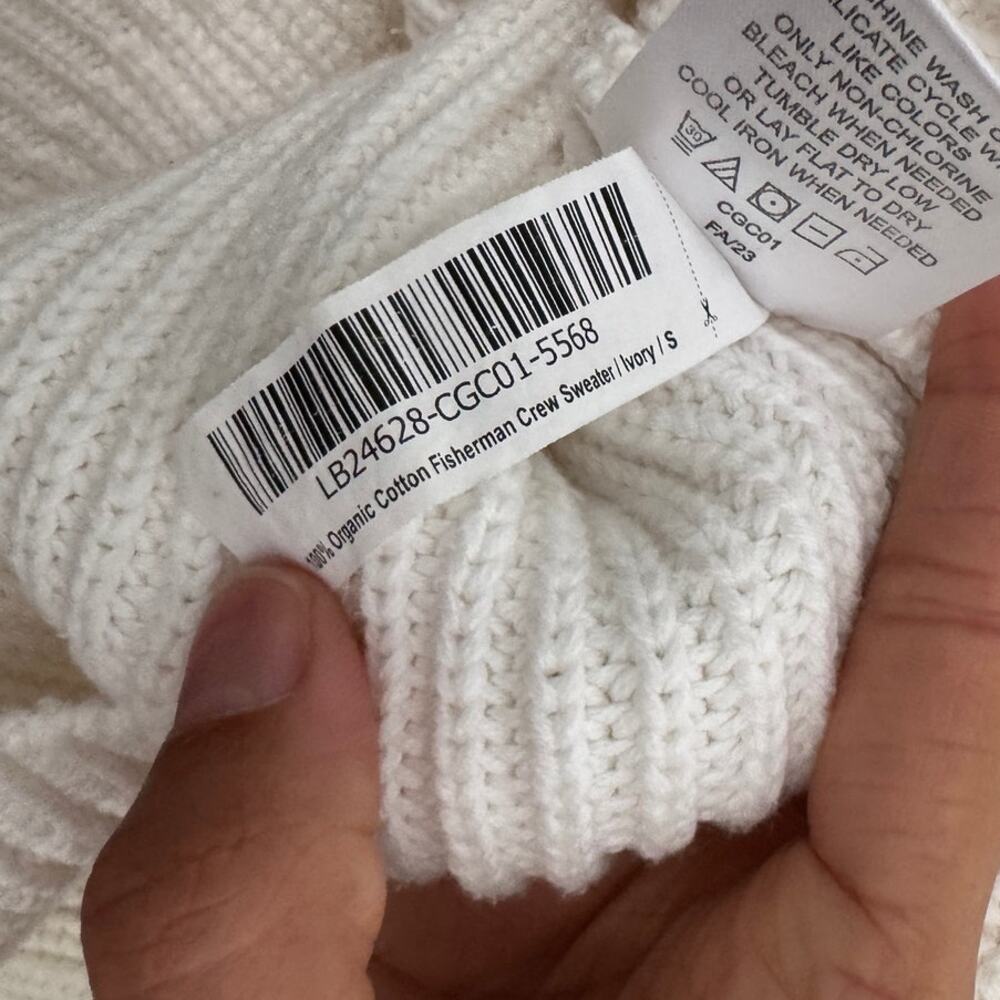 Quince Ivory Cotton Sweater - Picture 6 of 6
